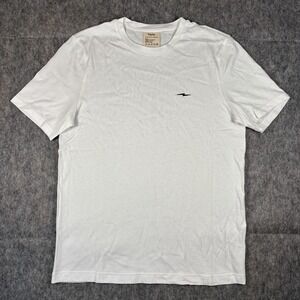 Hylo Legacy Tech T-Shirt Men's‎ Small White Short Sleeve Stretch Run Train Gym